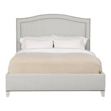 Caroline/Casey Queen Upholstered Low Profile Panel Bed