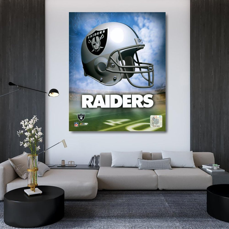 Logo du casque Oakland Raiders, H 44 po x l 36 po