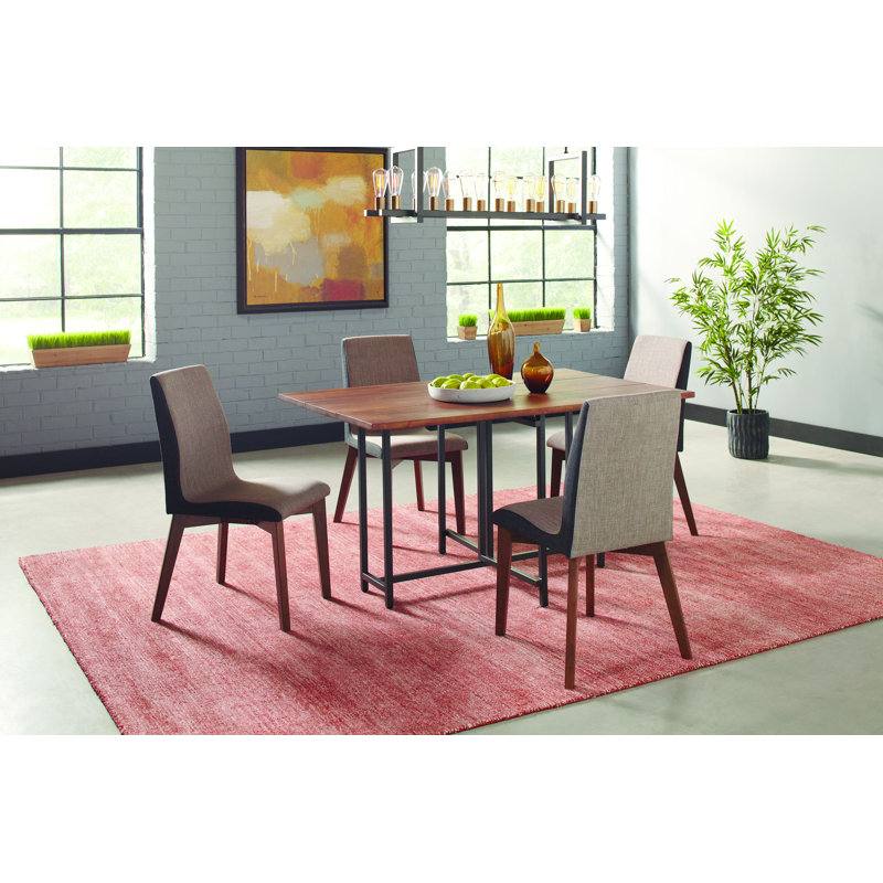 Chaise d’appoint rembourrée en gris clair janette