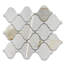 Carreau de mosaïque en marbre 12 po x 11 po Calacatta-79891921