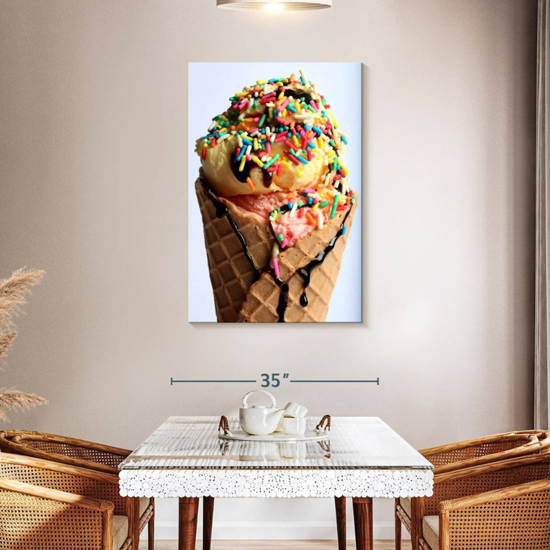 Yarlin Sprinkles On Ice Cream, 45" H x 30" W