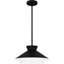 Morganza 1-Light Matte Black Pendant Light