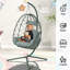 Fauteuil à œufs suspendu en rotin pe Lb Hammocks, intérieur et extérieur
