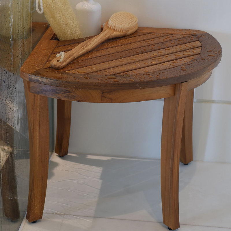 Banc de douche en teck Knudsen