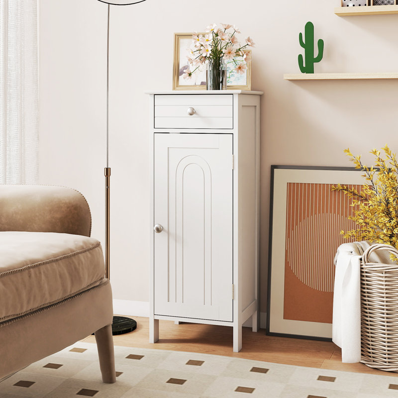 Armoire à linge l 14 po x H 34,5 po x P 12 po, Blanc