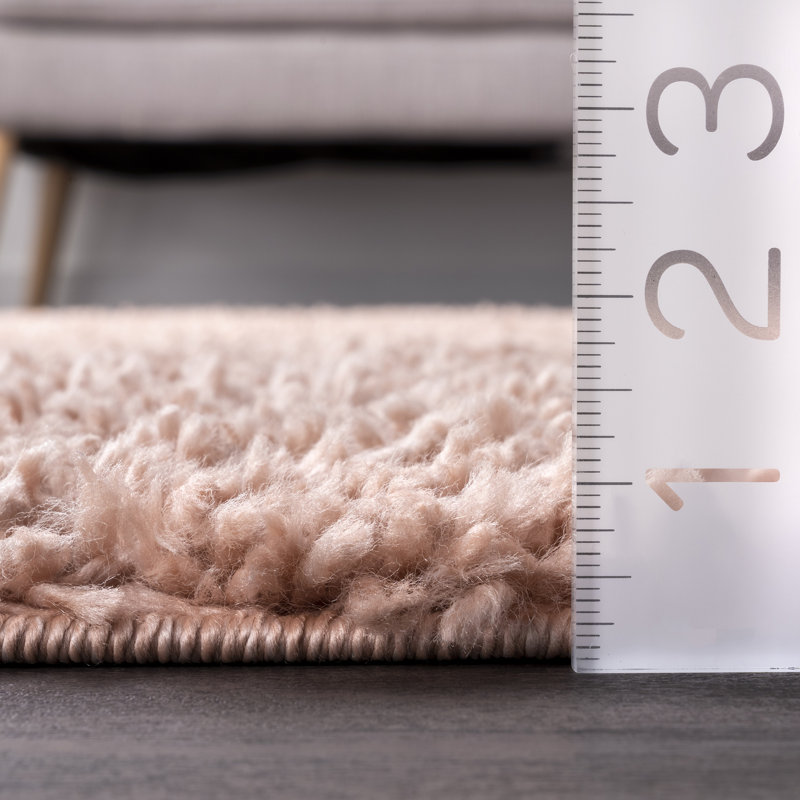 Tapis à poils longs Abbighail, Rectangle 5 pi 3 po x 7 pi 7 po