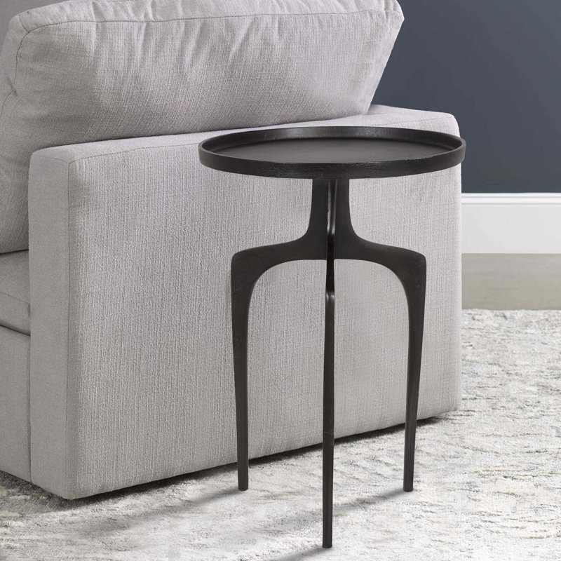 Stainless Steel Top End Table