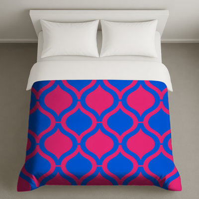 Housses de couette roses et bleues