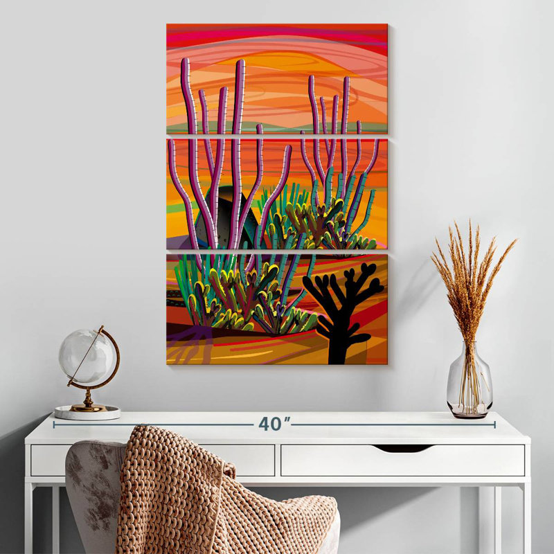 Harnek Wild Desert Cactus, H 32 po x l 20 po