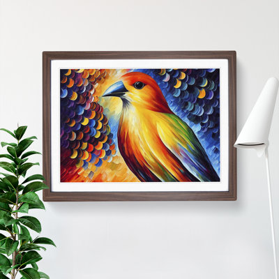 Bird Painting Vol.4 Abstract - Framed Print