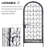 35 Bottle Wrought Iron Wine Rack Cabinet With Lock -