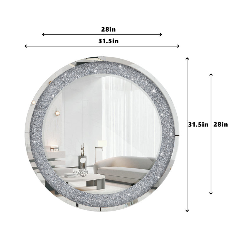 Rillamas Console Table Mirror Set