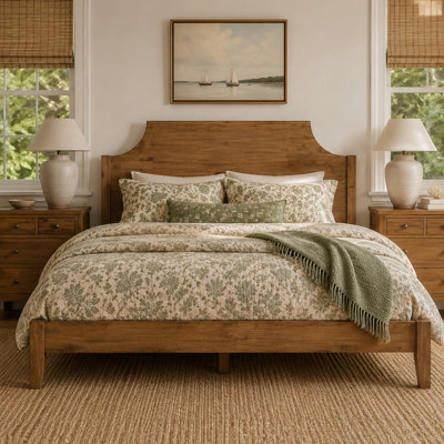 Thalia Solid Wood Queen Size Bed Frame