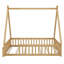 Lit de tipi moderne en forme de tente avec garde-corps, lattes et porte-992922930-992922935