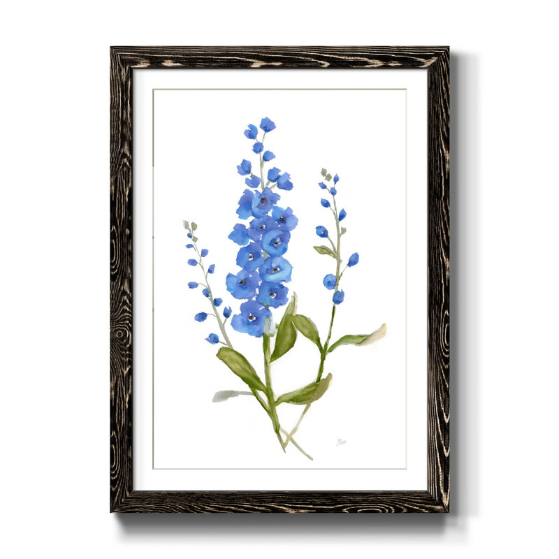Petite Botanical I - Cadre photo, reproduction d'art sur papier, H 44 po x l 31 po x P 1 po, Noir