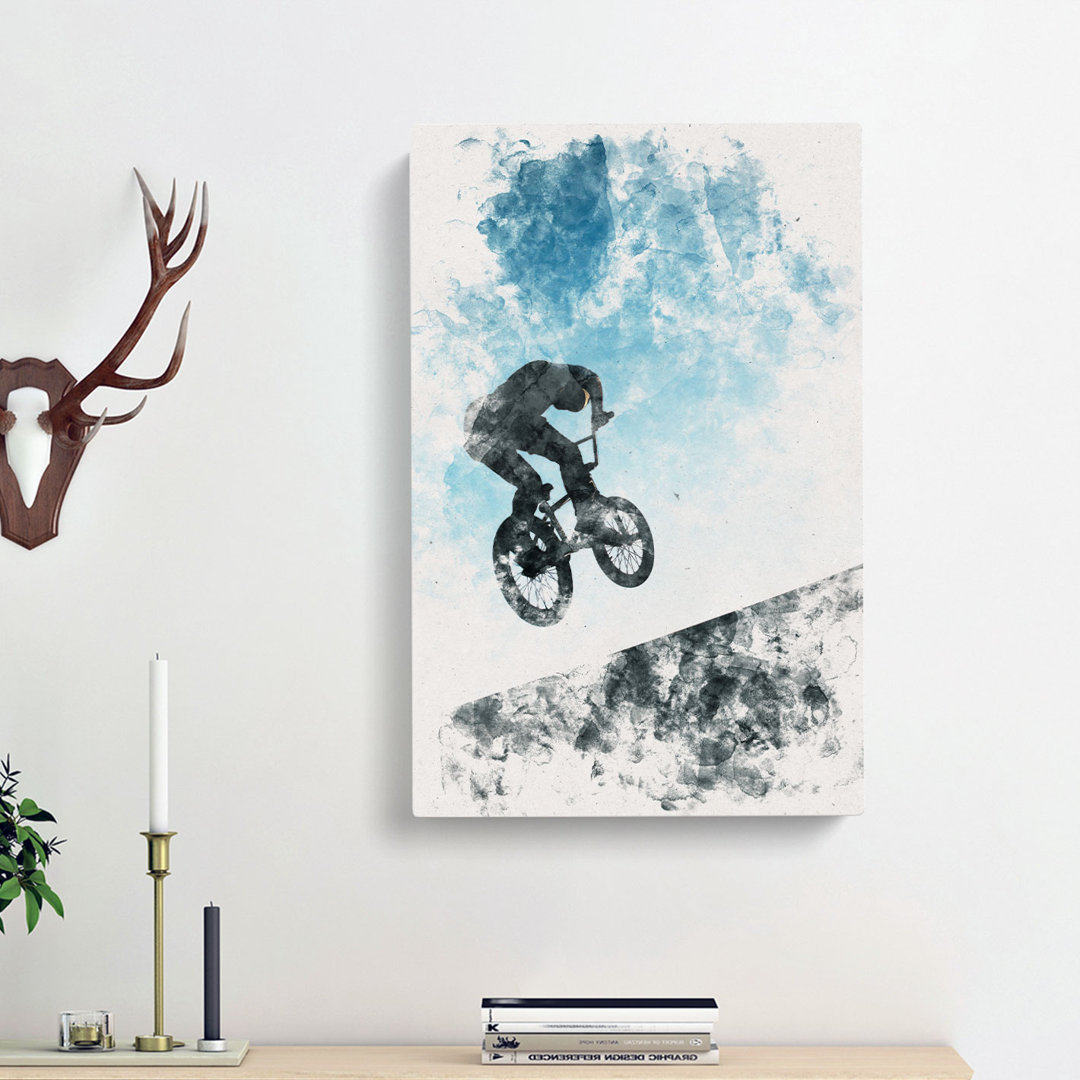 BMX Jump - Wrapped Canvas