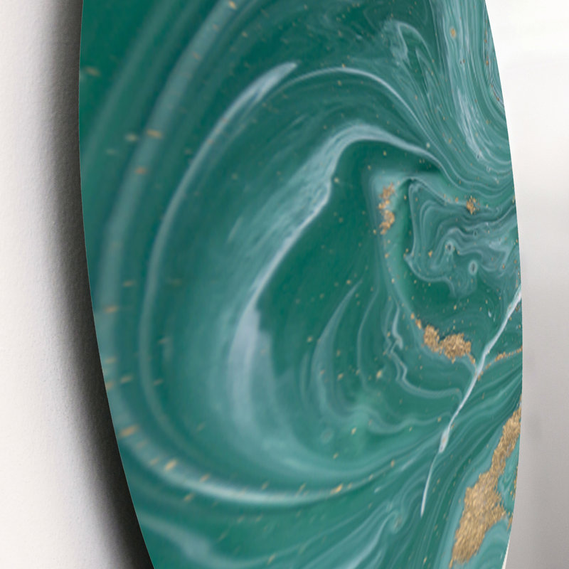 Modern Abstract Wall Decor on Metal