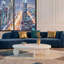Table basse 46 po x 29 po x 12 po Modern Cobblestone