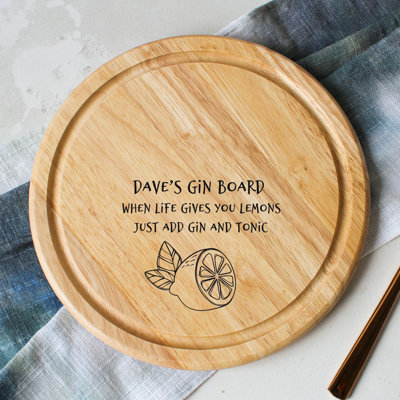 East Urban Home Jestina Wood Platter