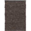 Tapis brun foncé en laine tissé à la main Fiadh-167931420