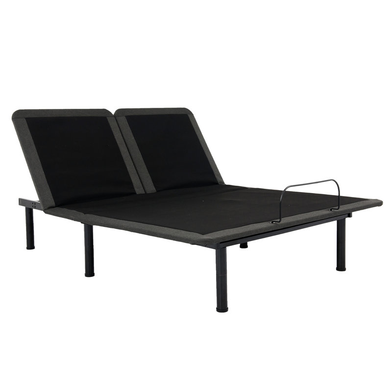 Wireless Remote Bed Frame - Zero Design, 12" Product Height Voice Activated Adjustable Seamless Compatibility, 55 Degrees Head Elevation