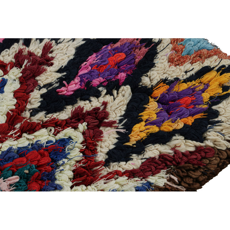 Wool Chevron Area Rug