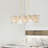 5 - Light Dimmable Modern Linear Chandelier