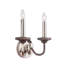 Lampe murale bougie 2 lumières Arkaitz-1475722200