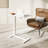 Modern Height-Adjustable C-Type Mobile End Table, Couch Flipped Side Table-489532377