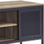 Meuble télé rectangulaire, 1 meuble télé avec cadre en métal