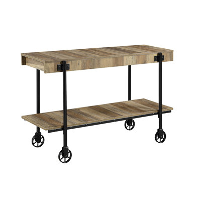 Table de canapé industrielle l 46,6 po