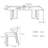Sintered stone rectangle dining table set-108223990