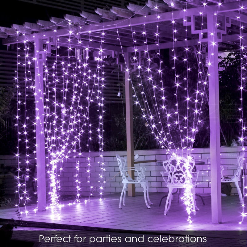 108'' LED String Lights, Purple