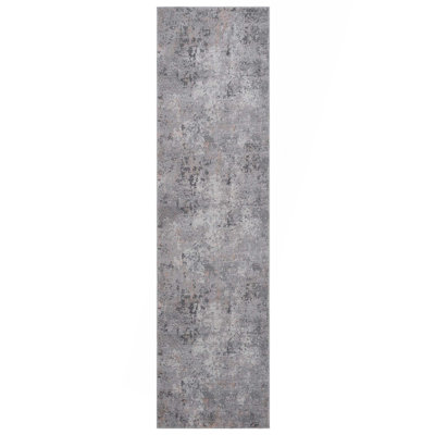 Collection Grey/Multi/Abstract Non-Shedding Living Room Bedroom Dining Home Office Stylish And Stain Resistant Area Rug