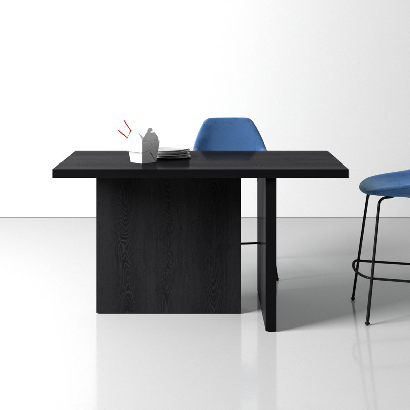 Aava 53.9'' Dining Table, Black