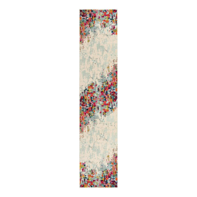 Cariel Washable Abstract Indoor Rug