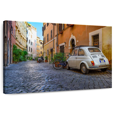 Sireci Cobbled Street In Rome