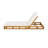 LOUNGE CHAISE SET, ACACIA SOLID WOOD WITH LOUNGE CUSHION & TRIPLE FOLD-1415361489