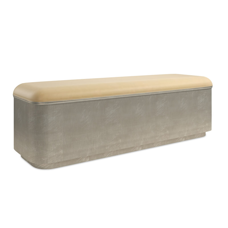 For The Love Upholstered Storage Bench