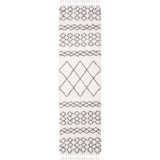 ImraanMoroccan Fringe Shag Performance Geometric Rug