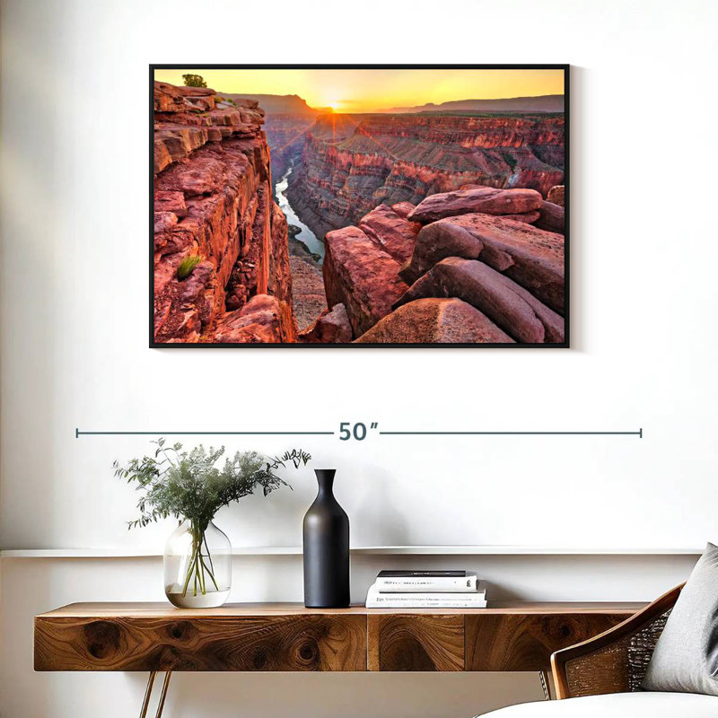 Alvord Sunrise Over Grand Canyon, H 25 po x l 37 po