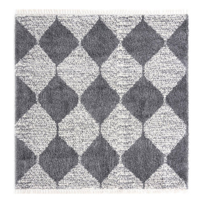 Serenity Shag Geometric Indoor Rug