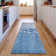 Premium Machine Washable Cerrito Blue Rug