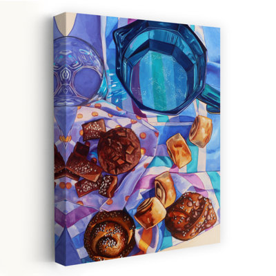 «Sweet Morning Indulgence», art mural contemporain abstrait