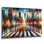 Art mural épique «Urban Abstract 6» par Rey Klimt, 36 po x 24 po