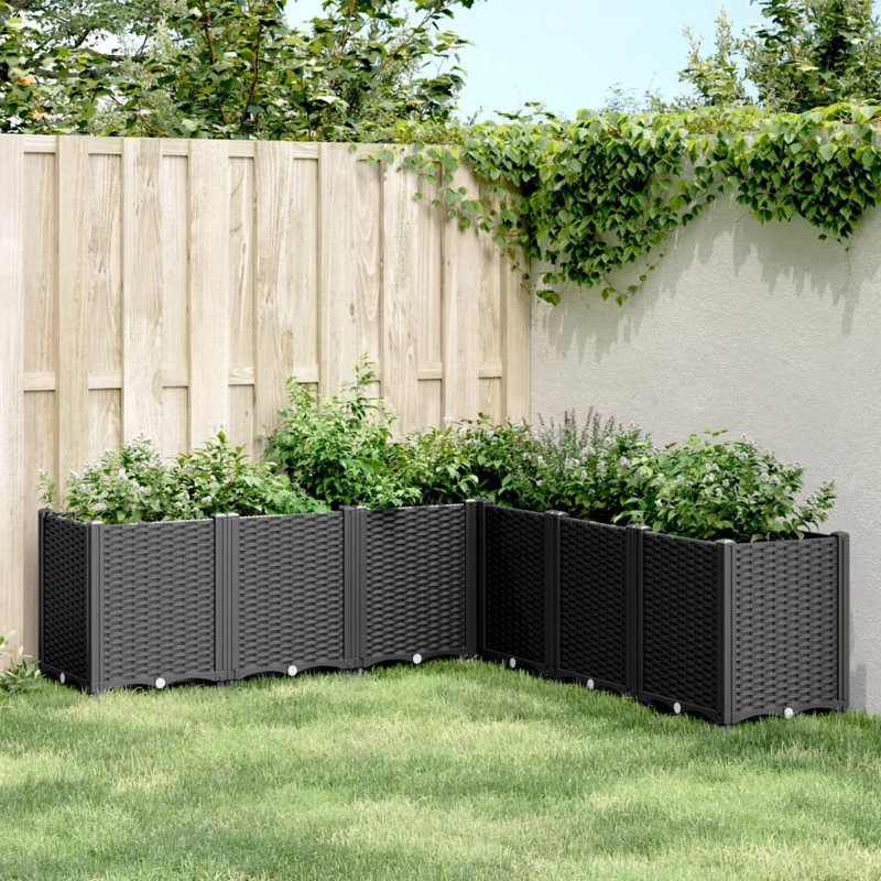 Munir Planter Box, Black