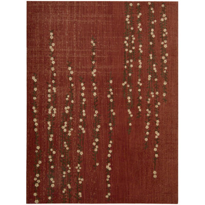 Kindra Wool Floral Indoor Rug