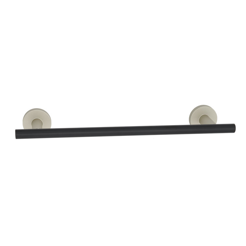 Rashana 14'' 1 Wall Towel Bar, Champagne/Matte Black