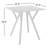 Lexington Square Outdoor Dining Table , 27.5'' in. W 27.5'' in. D-1662690322