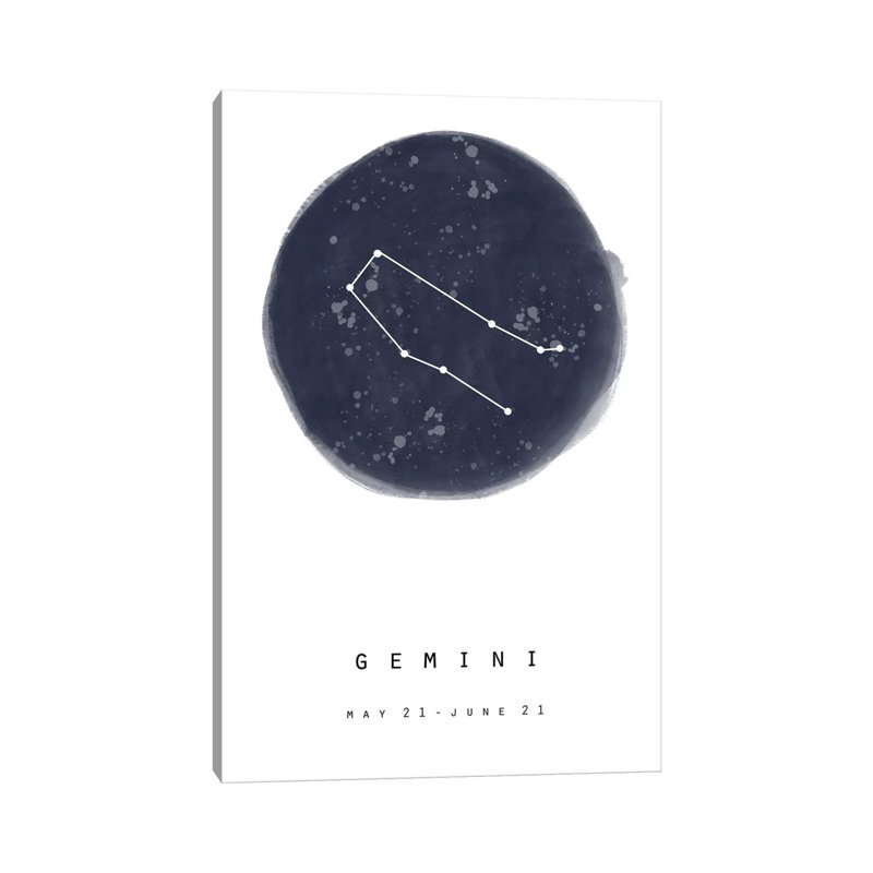 Gemini by Leah Straatsma - Wrapped Canvas Print, 66.04 cm H x 45.72 cm W x 3.175 cm D